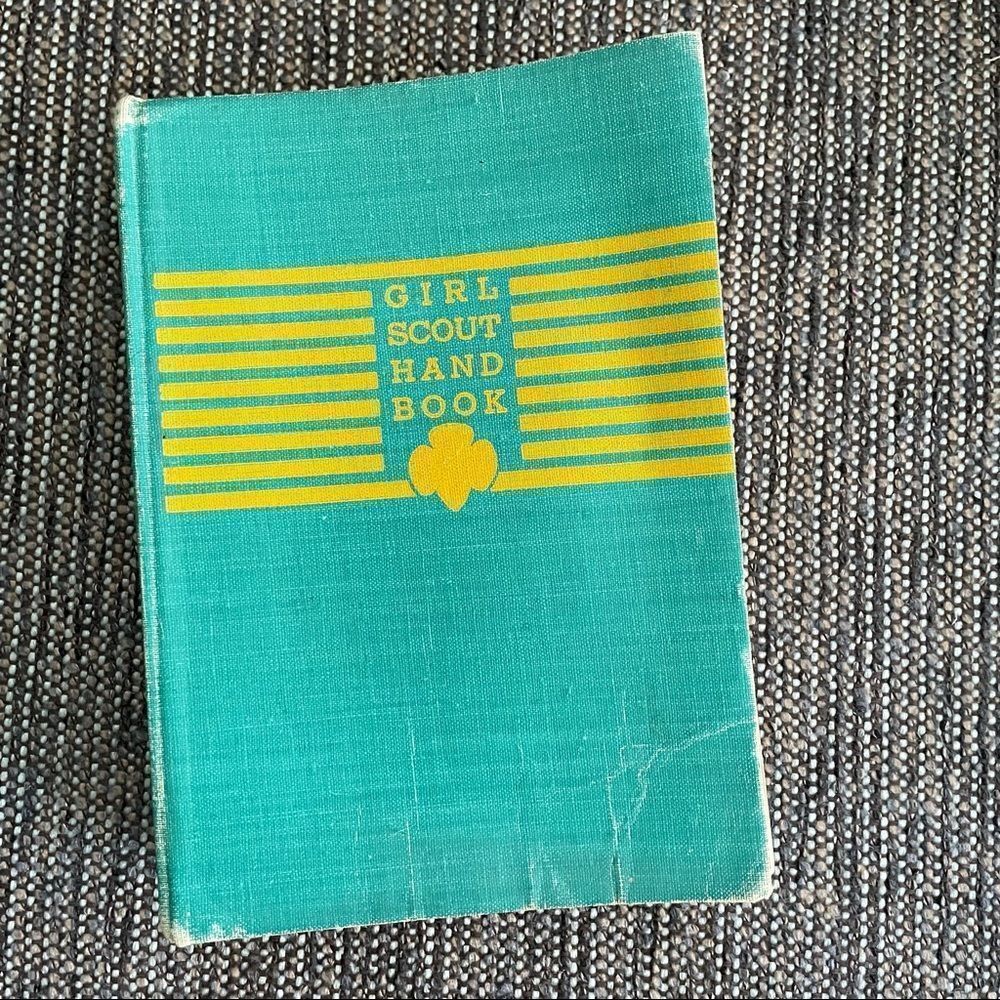Vintage 1943 Girl Scout Handbook inscribed